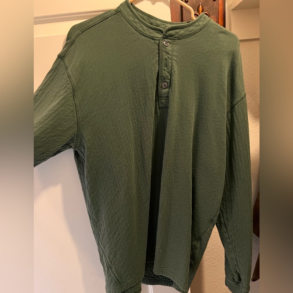 Mountain Khaki Henley shirt